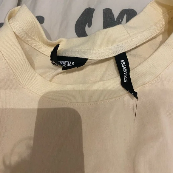 Essentials Soft Cream Tee - Picture 5 of 5